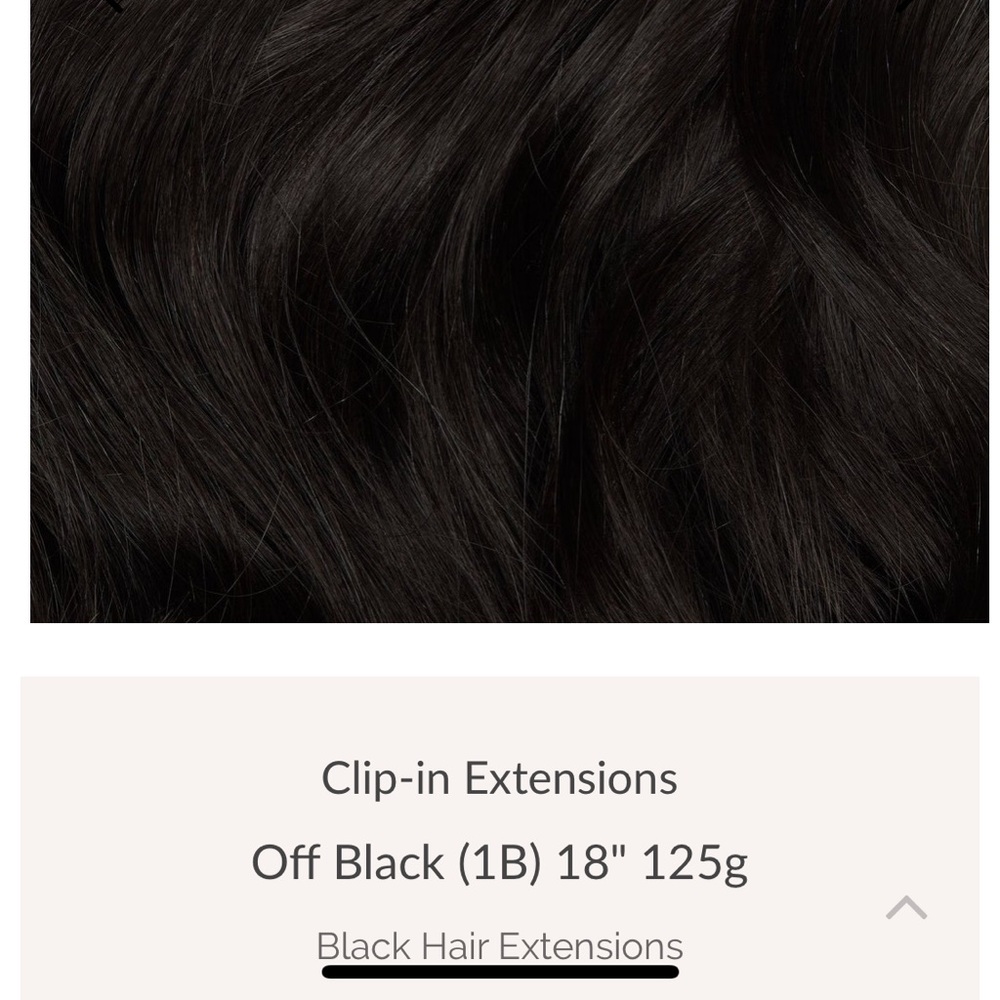 Off-Black Hair Extenions